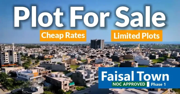 Plot for Sale in Faisal Town Islamabad