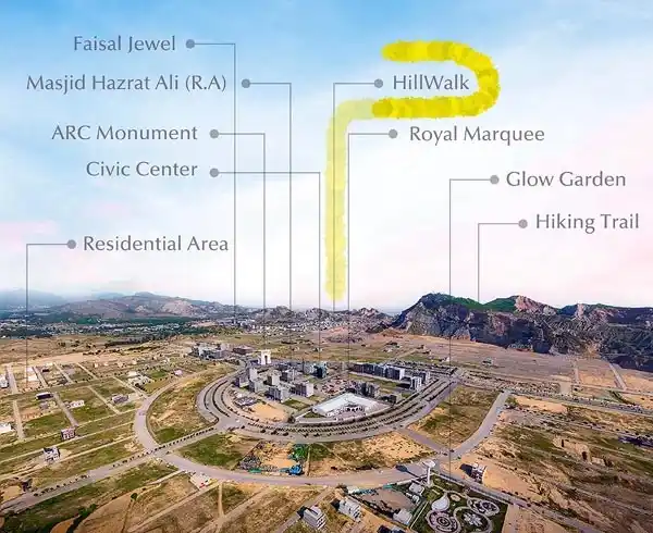HillWalk Faisal Hills location