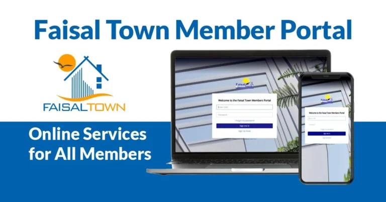 Faisal Town Member Portal – Online Access for Members
