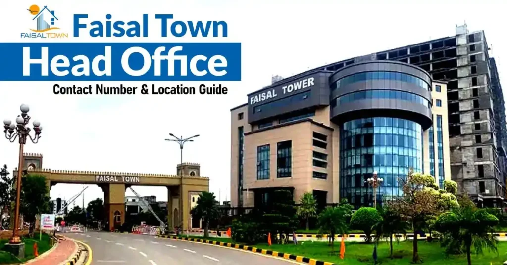 A detailed view of infrastructure at Faisal Town Islamabad highlighting its development—Faisal Town Islamabad Head Office