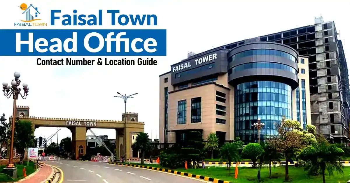 A detailed view of infrastructure at Faisal Town Islamabad highlighting its development—Faisal Town Islamabad Head Office