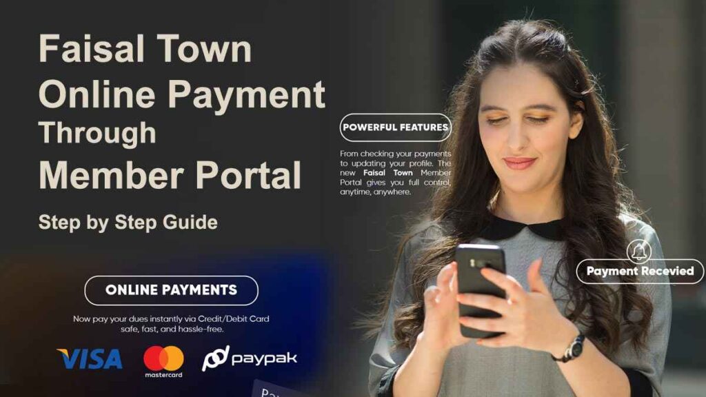 Faisal Town Online Payment Through Member Portal
