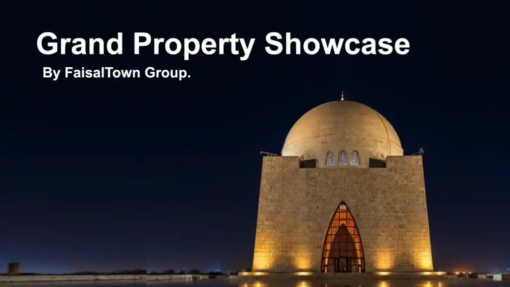 Karachi, get ready for the Grand Property Showcase By FaisalTown Group. Bringing all its projects and portfolios under one roof.